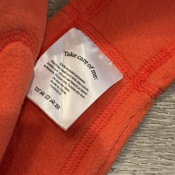 Halfdays Women’s Polartec Fleece Headband Orange NWT Winter Outdoors - Picture 4 of 5